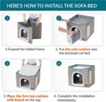 Bedsure Cat Beds for Indoor Cats - Image 3