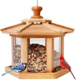 Solution4Patio Hexagon Shaped Gazebo Bird Feeder