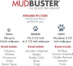 Dexas MudBuster Portable Dog Paw Cleaner, Medium, Blue - Image 4