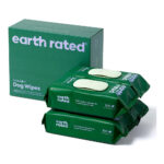 Earth Rated Dog Wipes, Thick Plant Based Grooming Wipes