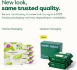 Earth Rated Dog Wipes, Thick Plant Based Grooming Wipes - Image 2