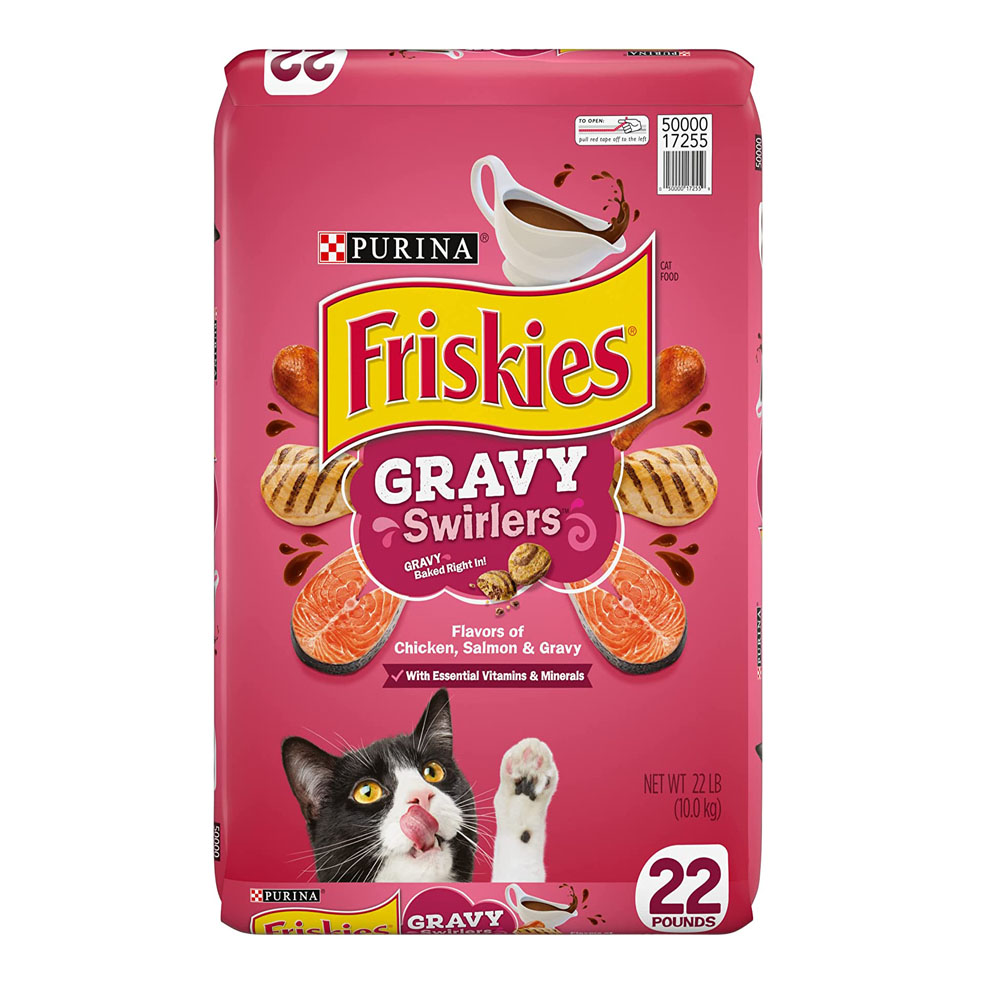 f1-1.jpg Purina Friskies Dry Cat Food, Gravy Swirlers - Image 1