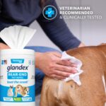 Vetnique Labs Glandex Dog Wipes for Pets Cleansing - Image 3