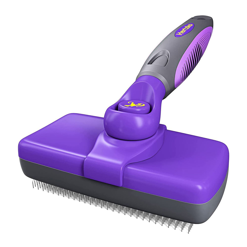 h1-5.jpg Hertzko Self-Cleaning Slicker Brush for Dogs and Cats - Image 1