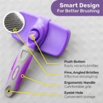 Hertzko Self-Cleaning Slicker Brush for Dogs and Cats - Image 3