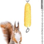 Hanging Squirrel Feeder Outside Corn Cobs Holder