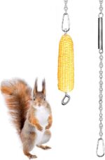 Hanging Squirrel Feeder Outside Corn Cobs Holder
