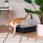 IRIS USA Open Top Cat Litter Tray with Scoop and Scatter - Image 4
