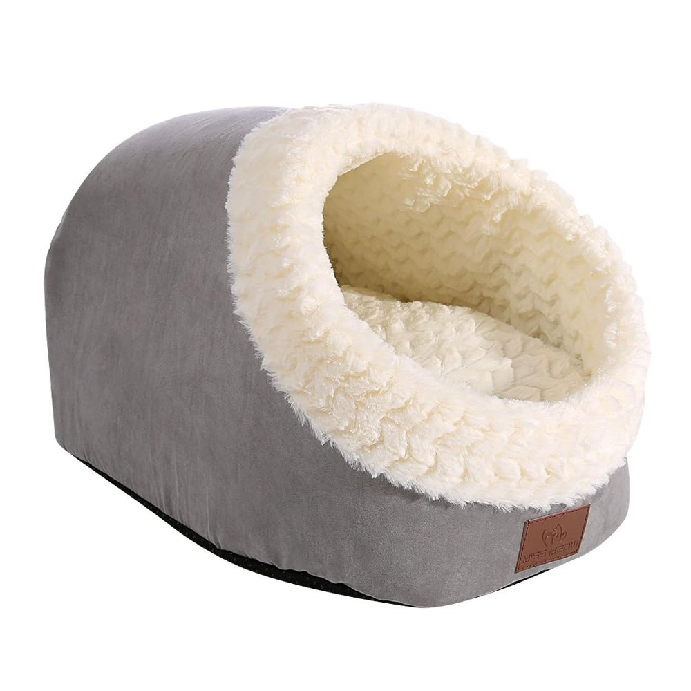 m1-1.jpg Miss Meow Cat Bed for Indoor Cats,Medium Large Cats - Image 1