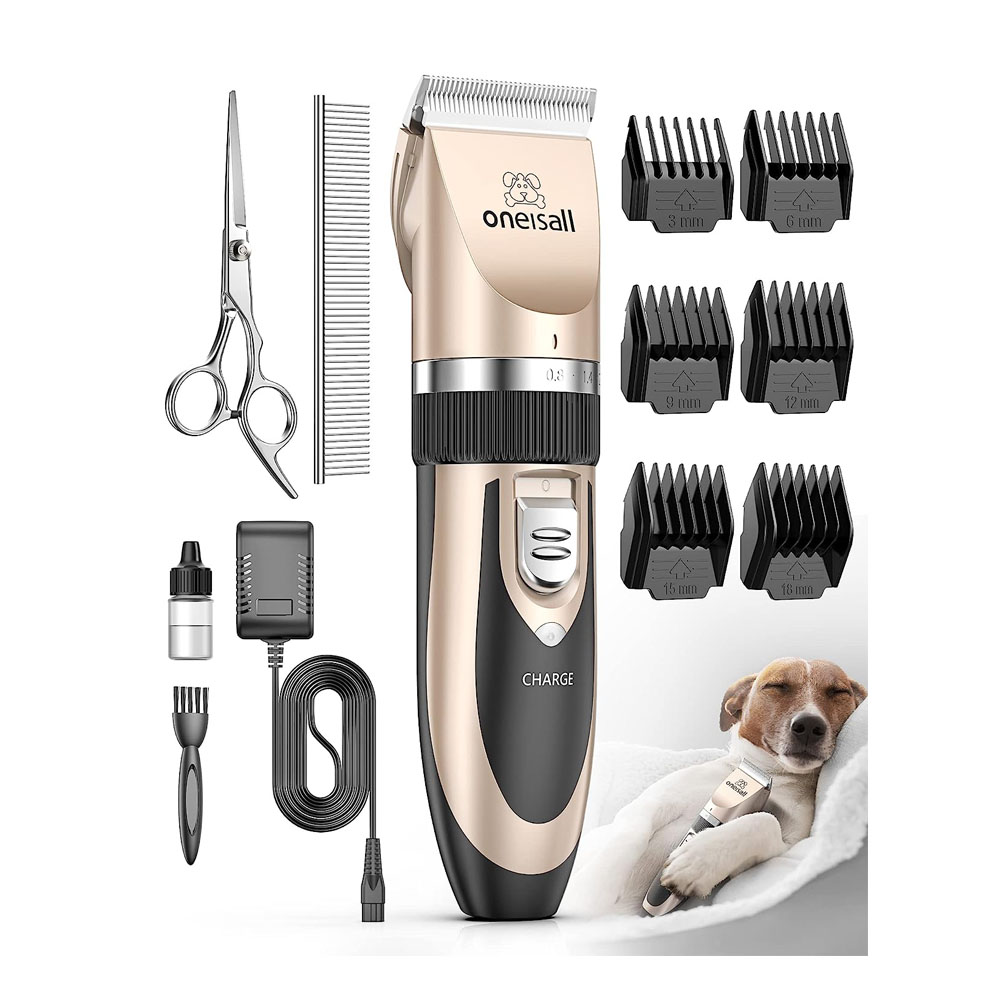 one1.jpg oneisall Dog Shaver Clippers Low Noise Rechargeable - Image 1