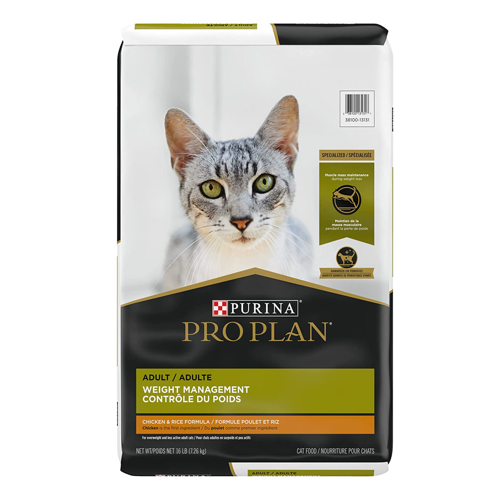 pro1.jpg Purina Pro Plan Weight Control Dry Cat Food, Chicken and Rice - Image 1