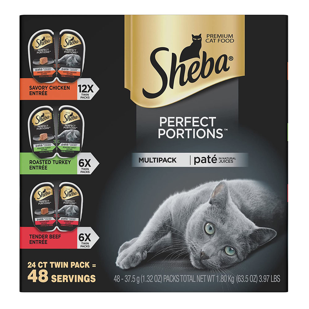 s1-3.jpg SHEBA PERFECT PORTIONS Paté Adult Wet Cat Food - Image 1