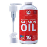 Salmon Oil for Dogs & Cats (16oz) - Fish Oil Omega 3