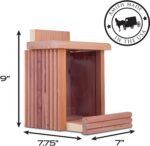 Pennington Cedar Squirrel Snacker Feeder, 1 LB Capacity - Image 2