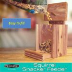 Pennington Cedar Squirrel Snacker Feeder, 1 LB Capacity - Image 3