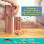 Pennington Cedar Squirrel Snacker Feeder, 1 LB Capacity - Image 4