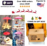 SQUIFTY Squirrel Feeder Picnic Table with Umbrella - Image 3