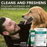 Vet’s Best Dog Toothbrush and Enzymatic Toothpaste Set - Image 2